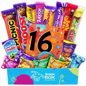16th birthday cadbury faves chocolate box gift hamper fun size