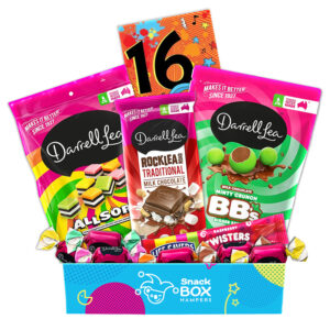 16th Birthday Darrell Lea Faves Chocolate Box Gift Hamper - Small