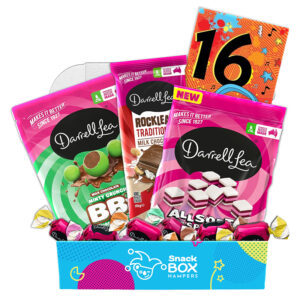 16th Birthday Darrell Lea Faves Chocolate Box Gift Hamper - Small