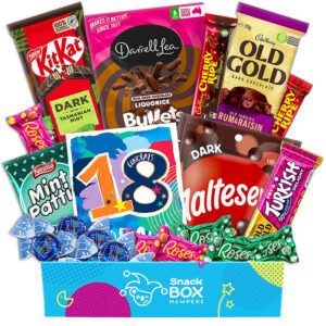 18th birthday assorted dark chocolate gift box hamper