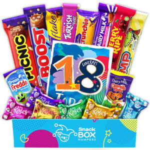 18th birthday cadbury faves chocolate box gift hamper fun size