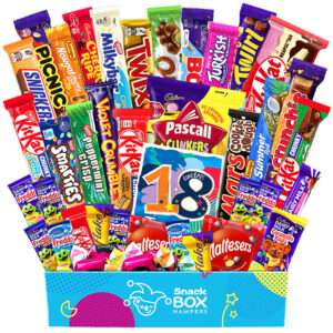 18th birthday chockablock chocolate box gift hamper large