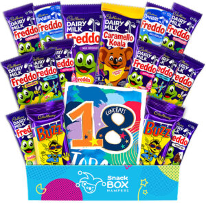 18th birthday freddo and friends gift box hamper