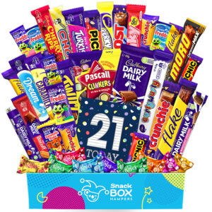 21st birthday cadbury faves chocolate box gift hamper large