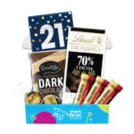 21st Birthday Dark Chocolate Gift Box Hamper - Fun Size