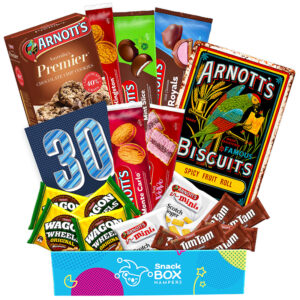 30th Birthday Arnotts Biscuit Gift Box Hamper Medium