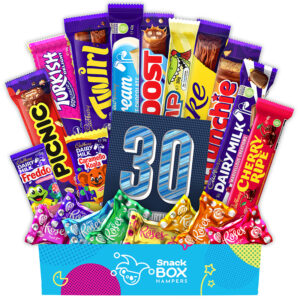 30th Birthday Cadbury Faves Chocolate Box Gift Hamper Medium