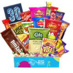 30th Birthday Binge and Bite Movie Night Snack Box Hamper – Medium