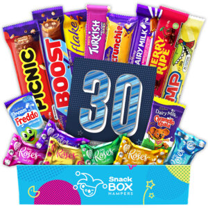 30th birthday cadbury faves chocolate box gift hamper fun size