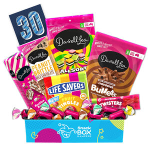 30th Birthday Darrell Lea Faves Chocolate Box Gift Hamper – Large