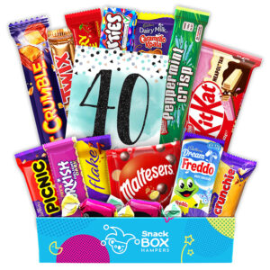 40th Birthday Chocolate Box Gift Hamper – Fun Size