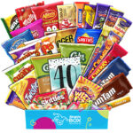 40th Birthday Binge and Bite Movie Night Snack Box Hamper – Large