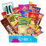 40th Birthday Binge and Bite Movie Night Snack Box Hamper – Medium