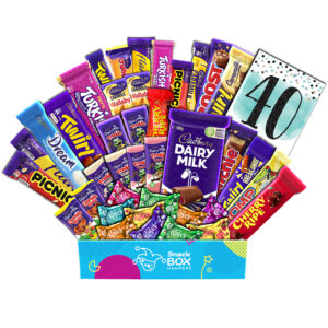 40th Birthday Cadbury Chocolate Gift Hamper – Large