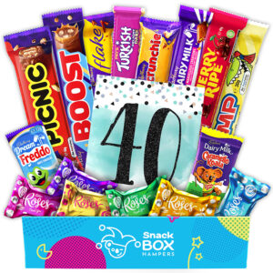 40th birthday cadbury faves chocolate box gift hamper fun size