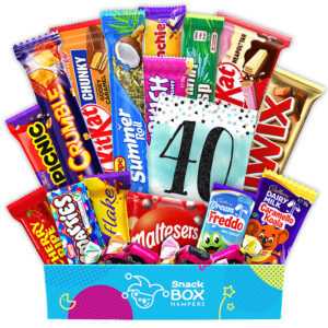 40th Birthday Chocolate Box Gift Hamper – Medium