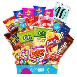 40th Birthday Movie Night Snack Box Hamper – Large