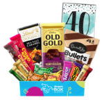 40th Birthday Assorted Dark Chocolate Gift Box Hamper - Medium