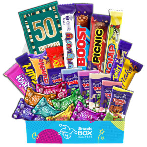 50th Birthday Cadbury Chocolate Gift Hamper – Fun Size