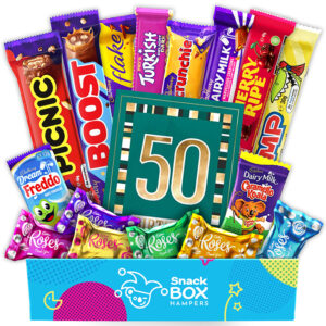 50th Birthday Cadbury Chocolate Gift Hamper – Fun Size