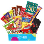50th Birthday Elite Treat Mix Snack Box Gift Hamper for Him – Medium