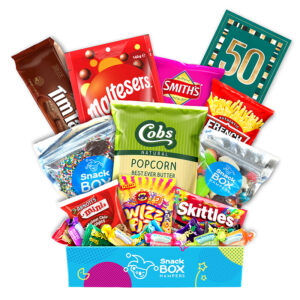 50th Birthday Movie Night Snack Box Hamper – Medium