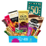 50th Birthday Assorted Dark Chocolate Gift Box Hamper - Medium