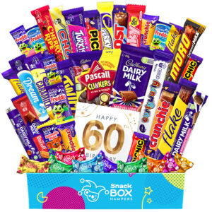 60th birthday cadbury faves chocolate box gift hamper large