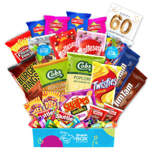 60th Birthday Movie Night Snack Box Hamper – Large