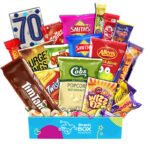 70th Birthday Binge and Bite Movie Night Snack Box Hamper – Medium