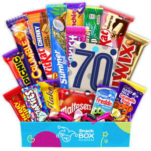 70th Birthday Chocolate Box Gift Hamper – Medium