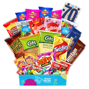 70th Birthday Movie Night Snack Box Hamper – Large
