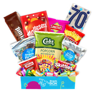70th Birthday Movie Night Snack Box Hamper – Medium