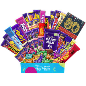 80th Birthday Cadbury Chocolate Gift Hamper – Large