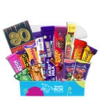 80th Birthday Cadbury Faves Chocolate Box Gift Hamper – Fun Size