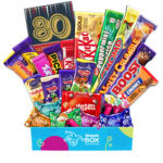 80th Birthday Chockablock Chocolate Box Gift Hamper – Medium