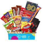 80th Birthday Elite Treat Mix Snack Box Gift Hamper for Him – Medium
