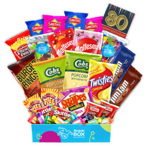 80th Birthday Movie Night Snack Box Hamper – Large