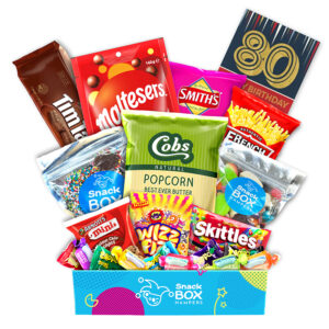 80th Birthday Movie Night Snack Box Hamper – Medium