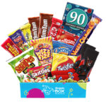 90th Birthday Elite Treat Mix Snack Box Gift Hamper for Him – Medium