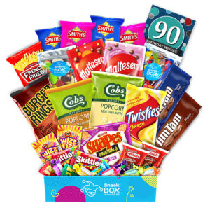 90th Birthday Movie Night Snack Box Hamper – Large