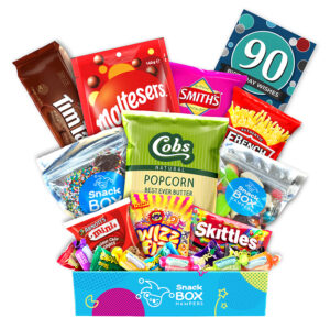 90th Birthday Movie Night Snack Box Hamper – Medium