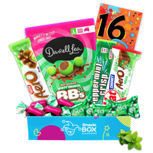 16th Birthday Mint Chocolate Gift Box Hamper - Fun Size