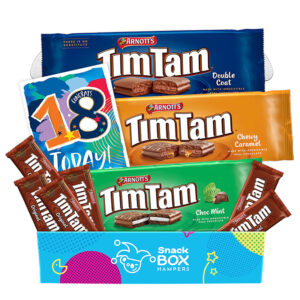 18th birthday tim tam slam gift box hamper fun size