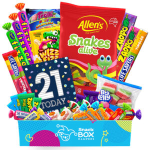 21st Birthday Lolly Box Gift Hamper Fun Size