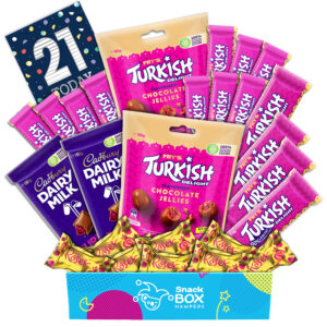 21st Birthday Cadbury Frys Turkish Delight Gift Box - Medium