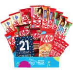 21st Birthday KitKat Chocolate Gift Box Hamper Set - Large