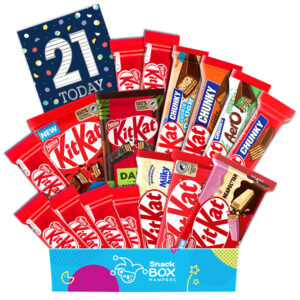 21st Birthday KitKat Chocolate Gift Hamper - Medium
