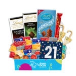 21st Birthday Lindt Premium Chocolate Gift Box Hamper - Medium