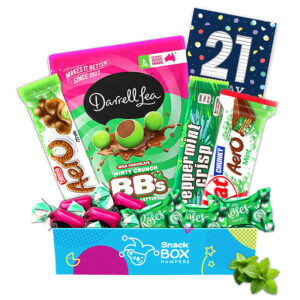 21st Birthday Mint Chocolate Gift Box Hamper - Fun Size